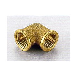 RACCORDO GOMITO GIALLO F/F  1"